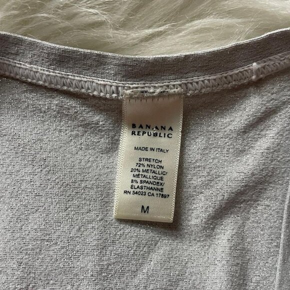 Silver Banana Republic Sparkly Tank - Picture 6 of 8